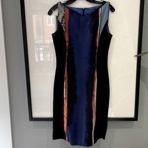 Stunning Elie Tahari Multi-colour/print dress. Size US6. Like New!